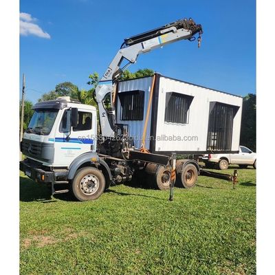 Hoofdstructuur Gegalvaniseerde stalen vierkantbuizen Flat Pack Container voor buiten Modern Design Prefab Container Huizen