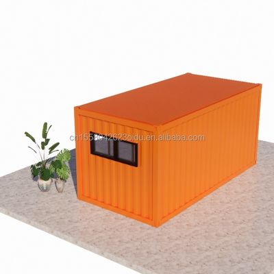 Buiten staal en sandwich paneel Flat Pack Container Huis met badkamer Gemaakt van 20ft/40ft