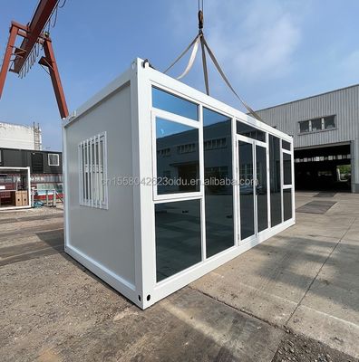 20ft Prefab Container Huizen voor koppels Gezinnen Hotels Huis Stalen Frame Gegalvaniseerd Stalen Buig 180g