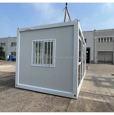 20ft Prefab Container Huizen voor koppels Gezinnen Hotels Huis Stalen Frame Gegalvaniseerd Stalen Buig 180g