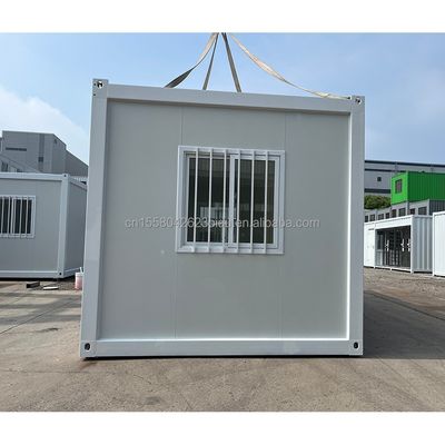 20ft Prefab Container Huizen voor koppels Gezinnen Hotels Huis Stalen Frame Gegalvaniseerd Stalen Buig 180g