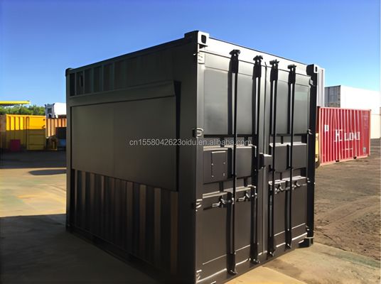 Hoofdstructuur 20ft Container Coffee Bar Fast Food Mini Pop-up Shop Cafe Huizen met gegalvaniseerde stalen vierkant buizen
