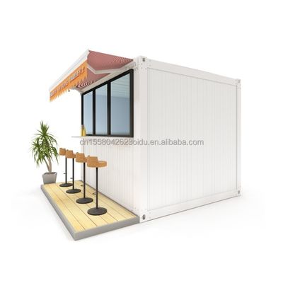 Mobiele staalconstructie Houten winkel Vinnige verkoop Booth Direct Home Bar Koffieshop