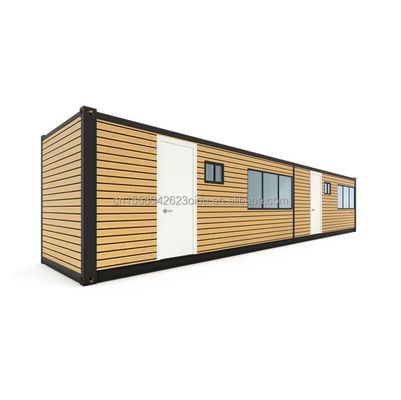20 40 FT Modern Design Uitbreidbare Container Voorafgebouwde Houten Kleur Tuinhuis voor een aangepaste woonbeleving