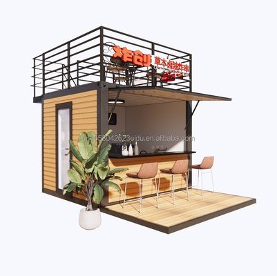 10FT Modern Design Steel Structure Container Store/Shop Houses and Prefabricated Modular Houses 3D Model/CAD tekeningen
