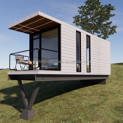 20 FT Modern Design Prefabricated Hanging House Steel Sandwich Panel Container voor buitenleven voor vakantie of familie