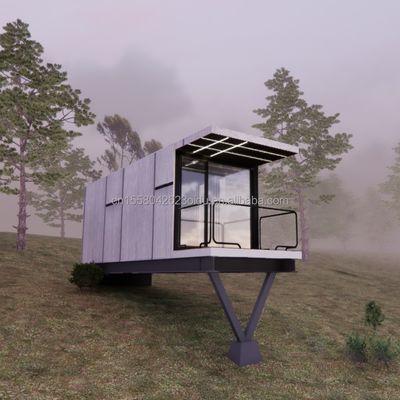 20 FT Modern Design Prefabricated Hanging House Steel Sandwich Panel Container voor buitenleven voor vakantie of familie