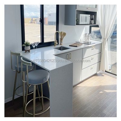 Uitbreidbaar mobiel opvouwbaar 1 slaapkamer klein huisje voor buiten modern ontwerp 20ft 40ft Prefab Container Home