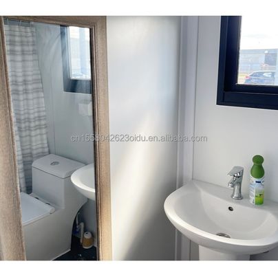Uitbreidbaar mobiel opvouwbaar 1 slaapkamer klein huisje voor buiten modern ontwerp 20ft 40ft Prefab Container Home