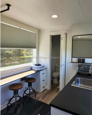 Uitbreidbaar mobiel opvouwbaar 1 slaapkamer klein huisje voor buiten modern ontwerp 20ft 40ft Prefab Container Home