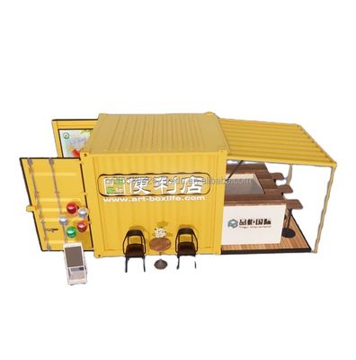 Draagbare Pop Up Mobile Mini 10ft Container Home Bar Prefab Restaurant Winkel Street Food Kiosk
