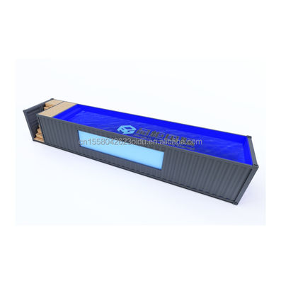 Gepersonaliseerd zwembad voor scheepvaartcontainers in 20ft/40ft met wand 50/75/100mm Wave Sandwich Panel