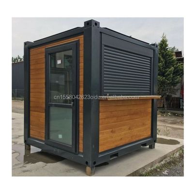 Sandwich Panel Door Container Huizen 40ft Twee slaapkamers voor Glass Door Living Accommodation