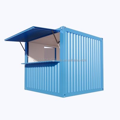 10ft Fast Food Mini Mobile Container Coffee Bar Huizen Modern Design Outdoor Gemodificeerde Shipping Container Cafe winkels Pop-up shop