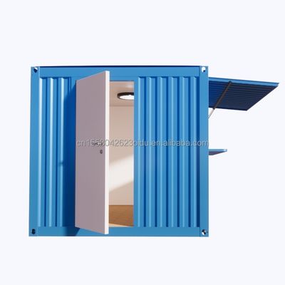 10ft Fast Food Mini Mobile Container Coffee Bar Huizen Modern Design Outdoor Gemodificeerde Shipping Container Cafe winkels Pop-up shop