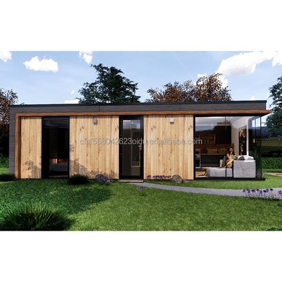 Stalen frame gegalvaniseerd stalen buiging 180g modern ontwerp geprefabriceerd containerhuis voor buitenwoning