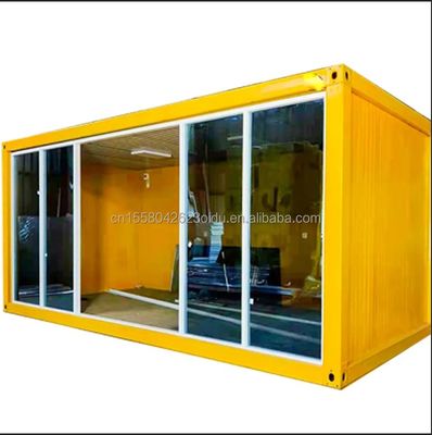 20ft 40ft Light Steel Container House Modern Design Prefab Camping Homes met gegalvaniseerde stalen buiging 180g en stalen frame