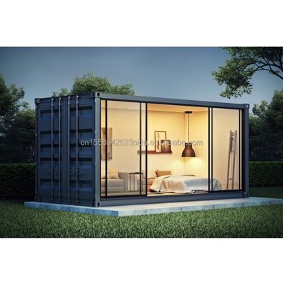 20ft 40ft Light Steel Container House Modern Design Prefab Camping Homes met gegalvaniseerde stalen buiging 180g en stalen frame
