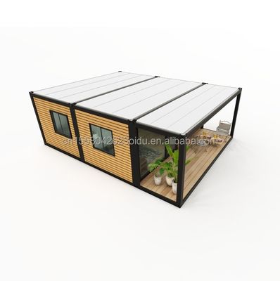 Plant Container Huis Verhuisbaar geprefabriceerd huis met 50/75/100mm Wave Sandwich Panel