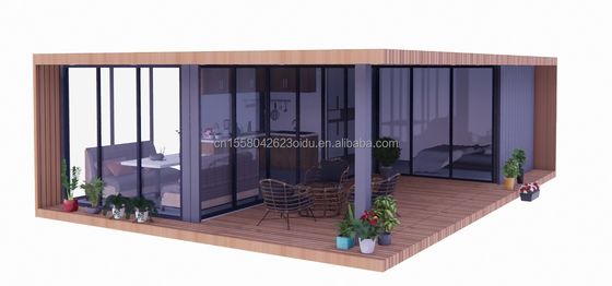 20 voet luxe mobiel huis met woon- en aluminium alloy ramen aangepaste flat villa's