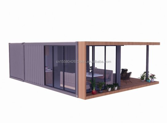 20 voet luxe mobiel huis met woon- en aluminium alloy ramen aangepaste flat villa's