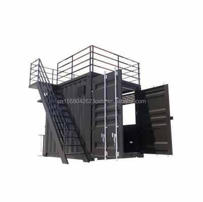 Mini 10ft pop-up winkel stevig staal frame container bar stand met gegalvaniseerde stalen buiging