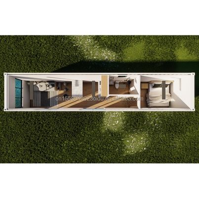 Gegalvaniseerd stalen buigwerk 180g Moderne stijl Prefab huis Staalcontainer Huis Containerhuizen Kleine prefab gezinswoning voor buitenwonen