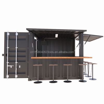 Vochtbestendige 10 voet kleine pop-up-winkelcontainer voor koffiewinkel/bar/fastfoodrestaurant/winkel/kiosk/stand