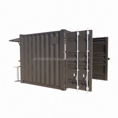 Vochtbestendige 10 voet kleine pop-up-winkelcontainer voor koffiewinkel/bar/fastfoodrestaurant/winkel/kiosk/stand