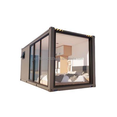 Containerhuis met uitbreidbaar ontwerp en 50/75/100mm Wave Sandwich Panel Wanden