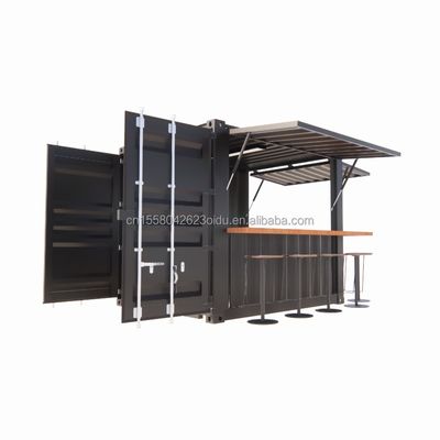 Vochtbestendige 10 voet kleine pop-up-winkelcontainer voor koffiewinkel/bar/fastfoodrestaurant/winkel/kiosk/stand