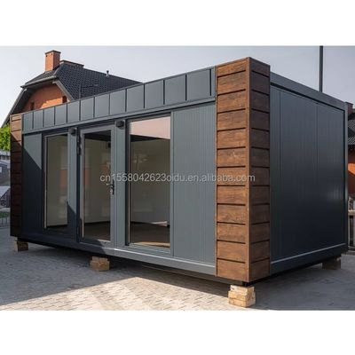 Achtertuin Huis Tuin Pod met geprefabriceerd kantoor en aluminium allooi ramen