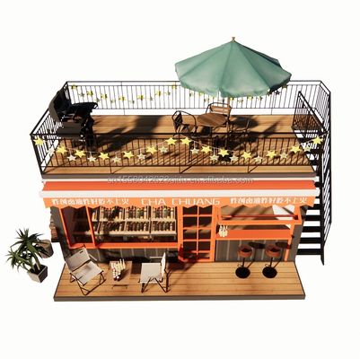 Afneembare design Moderne luxe 3 slaapkamers Prefab Villa Container Huis voor tuin door gezinnen en hotels