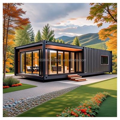 Buiten 40ft of 20ft Modern Design Uitbreidbare Container Huis Prefab Residentieel Prefab Tiny House voor Living Steel Material