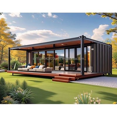 Buiten 40ft of 20ft Modern Design Uitbreidbare Container Huis Prefab Residentieel Prefab Tiny House voor Living Steel Material