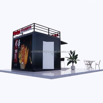 Moderne design stijl 10ft container Sentry Box Fast Food Truck Mobiele koffie Truck Bar Convenience Store