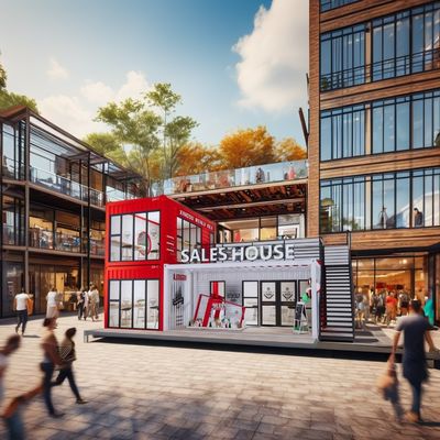 Moderne verplaatsbare modulaire woning