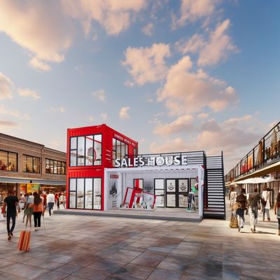 Moderne verplaatsbare modulaire woning