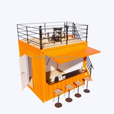 10 voet voorgefabriceerde containerwinkel voor fastfood koffiebars op maat gekleurde supermarktoptie uit Shanghai