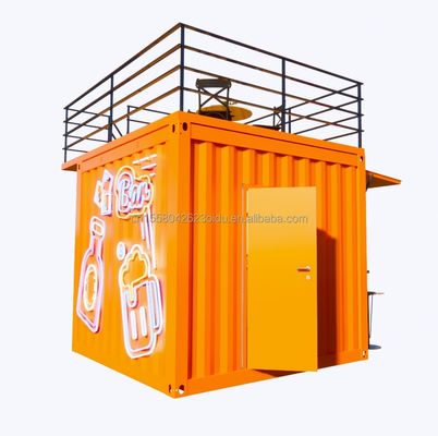 10 voet voorgefabriceerde containerwinkel voor fastfood koffiebars op maat gekleurde supermarktoptie uit Shanghai