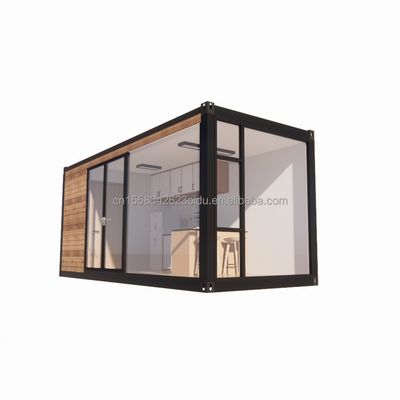 Stalen frame gegalvaniseerd stalen buiging 180g Modern 20ft 40ft prefab huis voor de scheepvaart Container Tuin Home Hotel