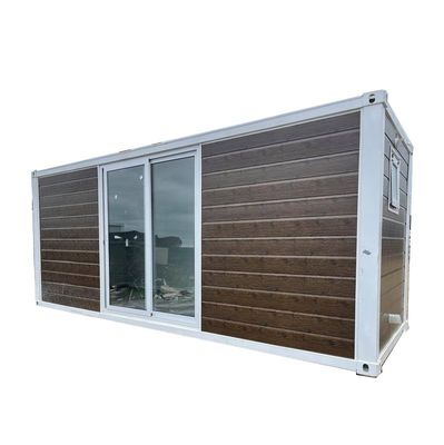 20ft modern ontwerp geprefabriceerd houten huis staal materiaal kleine container huis voor hotel / stel beroep buiten verblijf