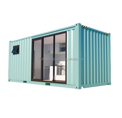 1 Modern ontwerp Prefab Containerhuis voor gezinsparen of hotelmuur 50/75/100mm Wave Sandwich Panel