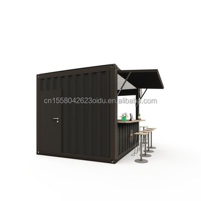 Gegalvaniseerde stalen buiging 180g 10ft Mini Pop-up Shop Container Koffieshop/Bar/Fastfood Restaurant/Shop/Kiosk/Stand