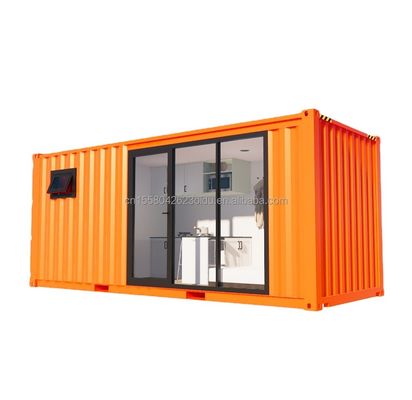 1 Modern ontwerp Prefab Containerhuis voor gezinsparen of hotelmuur 50/75/100mm Wave Sandwich Panel