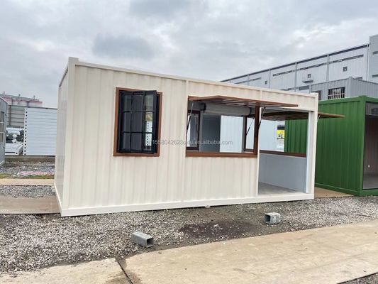 Modern ontwerp geprefabriceerd opvouwbaar huis stalen sandwichpaneel container huis voor buiten op de bouwplaats slaapkamer