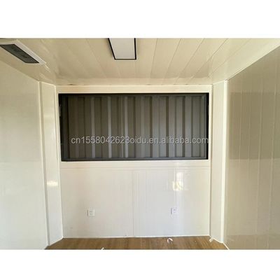 10ft Mini Pop Up Shop Container Huis Restaurant Winkel Straat Food Kiosk Container met gegalvaniseerde stalen vierkant buizen