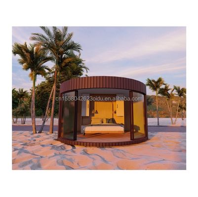 Familie of hotel 20ft of 40ft Prefabricated Wooden Houses Flat Pack Container met staal en sandwich paneel Hoofdstructuur