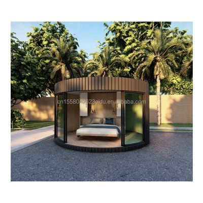 Familie of hotel 20ft of 40ft Prefabricated Wooden Houses Flat Pack Container met staal en sandwich paneel Hoofdstructuur