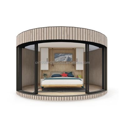 Familie of hotel 20ft of 40ft Prefabricated Wooden Houses Flat Pack Container met staal en sandwich paneel Hoofdstructuur
